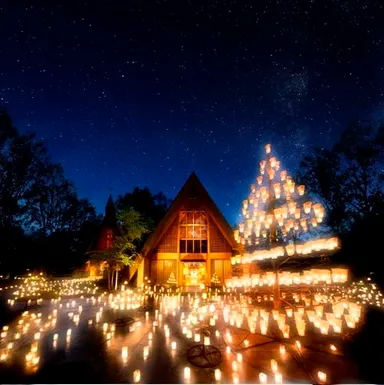 温かな灯りが美しいキャンドル