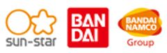 サンスター文具株式会社、株式会社バンダイ　ベンダー事業部のロゴ