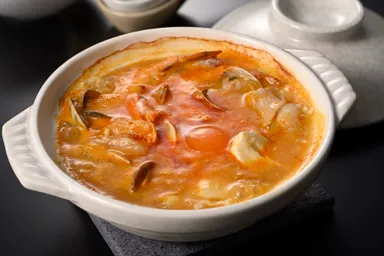 アレンジ例：海鮮チゲ