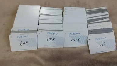 テレビカードの数々
