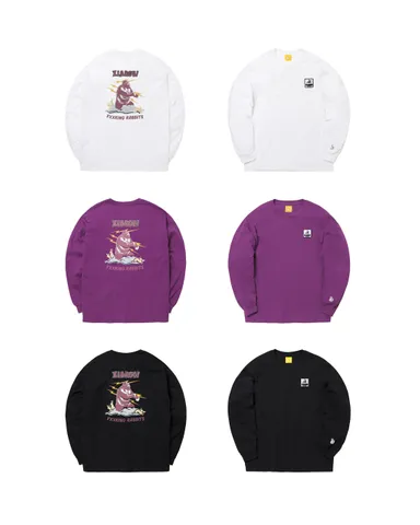 XLARGE collaboration with #FR2 Long sleeve T-shirt