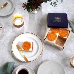 幸せの缶ケーキ　国産オレンジパウンドケーキ
