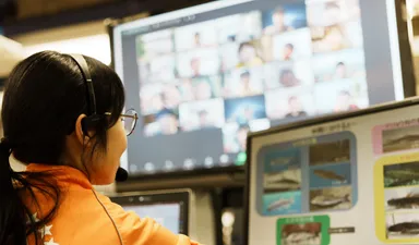 オンラインの様子(1)