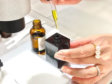 香りを作る様子