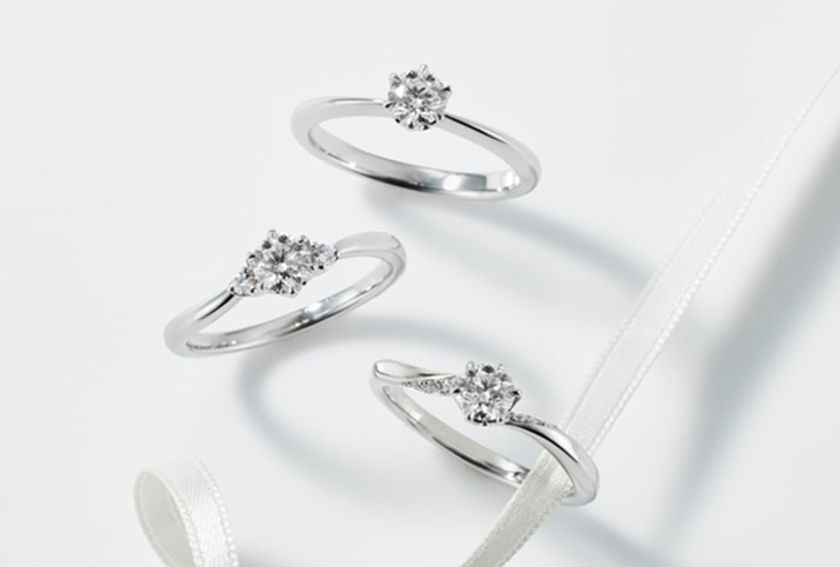 デザインはあとからパートナーがセレクト出来る
『パーフェクトプロポーズリング』に
人気の「フラネリー」「ヴィオラ」の2型が登場
