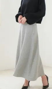 裏起毛 マキシスカート