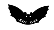 「SAM BAT」ロゴ