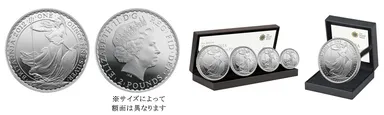 銀貨4種セット／2ポンド銀貨