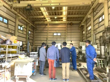 五研工業での見学