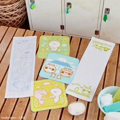 F賞：うさまる銭湯タオルコレクション(イメージ)