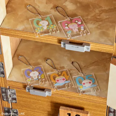 G賞：ロッカーキー風アクリルチャーム(イメージ)