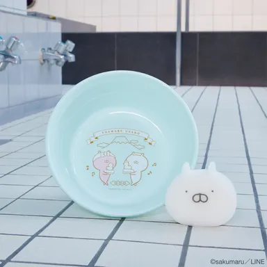 B賞：風呂桶＆うさまるスポンジセット(イメージ)