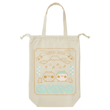 C賞：うさまる銭湯巾着トートバッグ