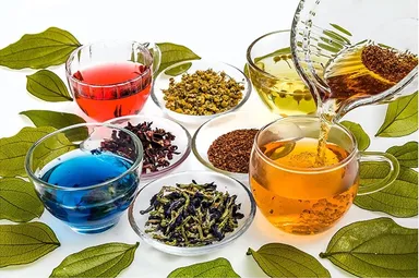 宿泊特典「三種のハーブティー」