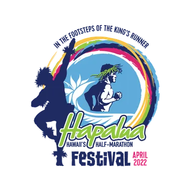 ホノルルハーフマラソン・ハパルア2022　バーチャル・フェスティバル　ロゴ