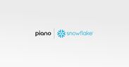 Piano and Snowflake ロゴ