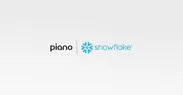 Piano and Snowflake ロゴ