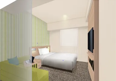 【客室 ダブルルーム（イメージ）】