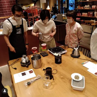 癒しの珈琲教室風景(1)