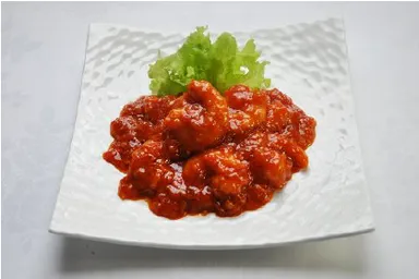 横浜中華街「萬珍樓」エビチリ