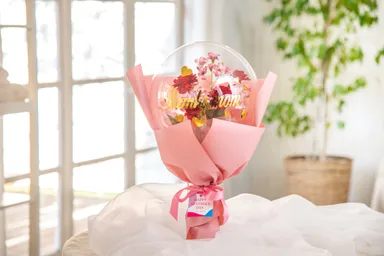 アクアバルーンフラワーブーケ「サンクスマム」日比谷花壇_イメージB