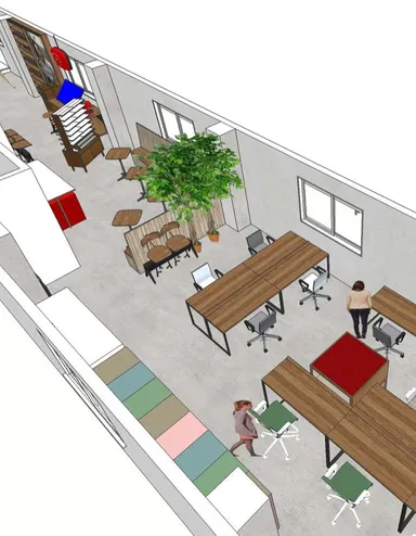 イメージ図：交流エリア