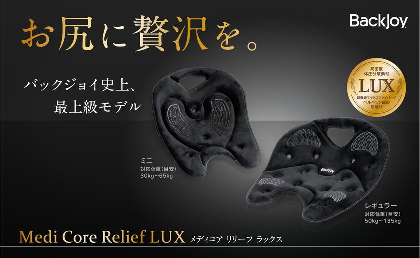 Backjoy メディコアリリーフLUXミニ ブラック