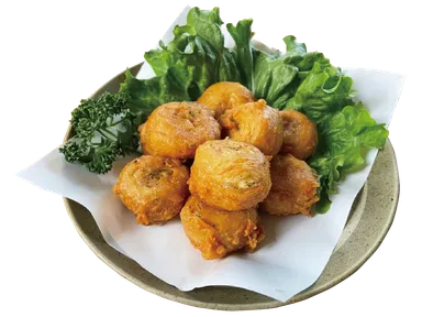 ゆば唐揚皿盛り