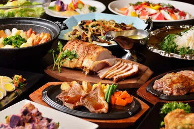 レストラン(ブッフェ料理イメージ)