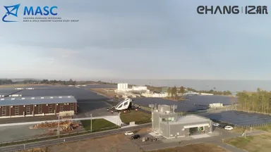 福島ロボットテストフィールド浪江滑走路にて試験飛行に成功