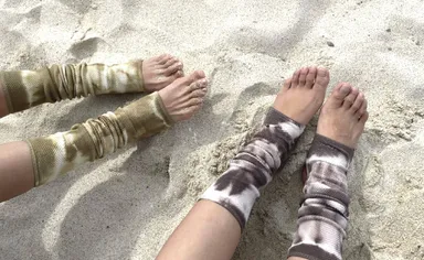 コットンレッグウォーマー