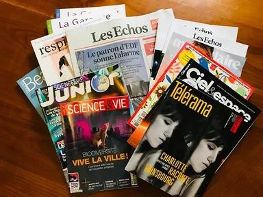 フランスの新聞雑誌を教材に