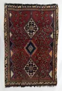 Photo.11 絨毯　南イラン　カシュガイ族　1920年頃　羊毛・黒山羊毛　210×148cm