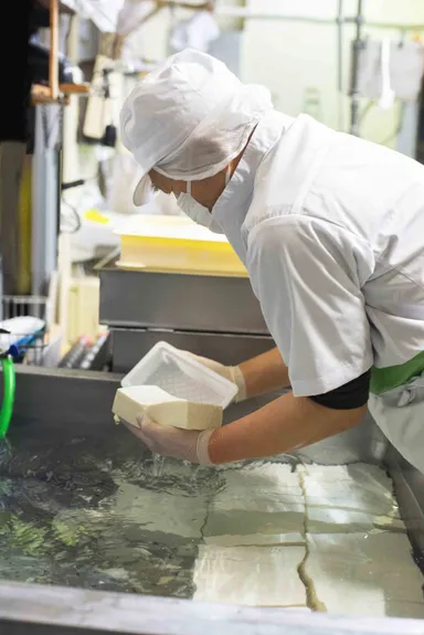 鈴木豆腐店 製造の様子2