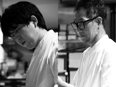 料理長　菊池威行(左)　副料理長　吉田光賢(右)