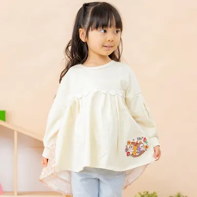 バックシャンチュニック(アイボリー)