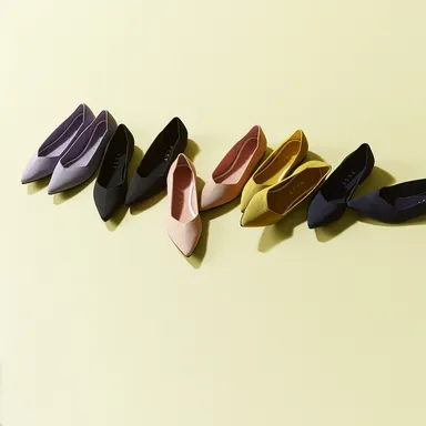 リサイクルニットエアリーパンプス