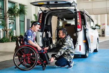 福祉介護タクシーを利用