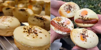 韓国屋台で大人気のケランパン