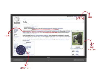資料や教材の理解度を高める注釈ツール