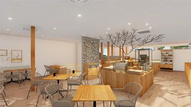 ベーカリー店舗パース