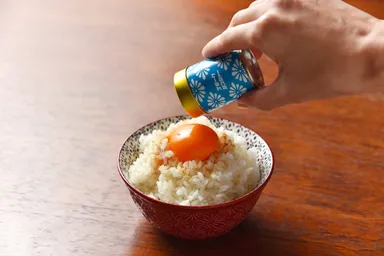 卵かけご飯に！