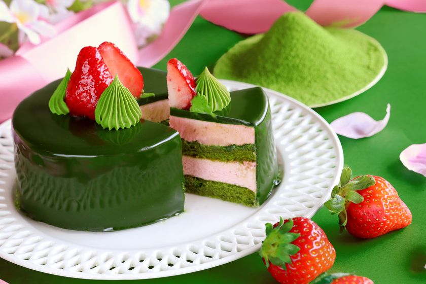 濃厚抹茶といちごの萌え断ケーキ 春のいちご抹茶ムースケーキ のお取り寄せ販売を3 3より開始 D Matcha株式会社のプレスリリース