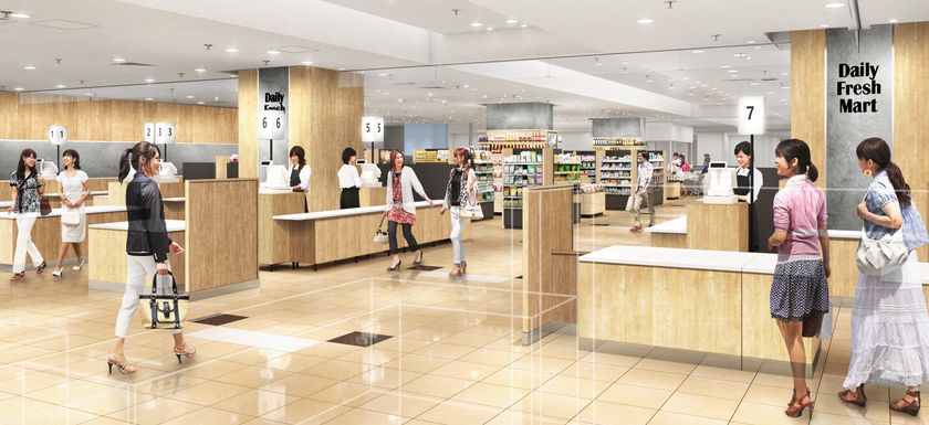 守口店食品フロア
「フレッシュマート」リニューアル