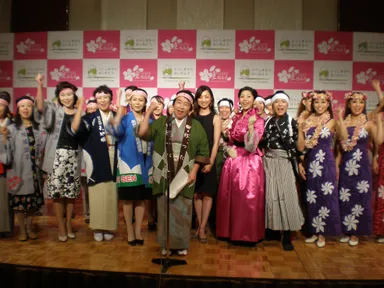 福島県 七転び八起き観光キャラバン「交流会1」