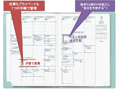 1つの手帳であなたの時間を全て管理しましょう