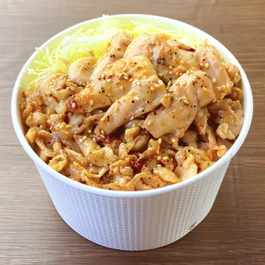 厚切りハラミ丼