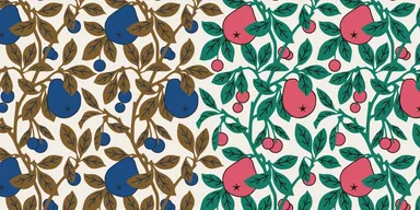 ペアーズ＆チェリーズ柄