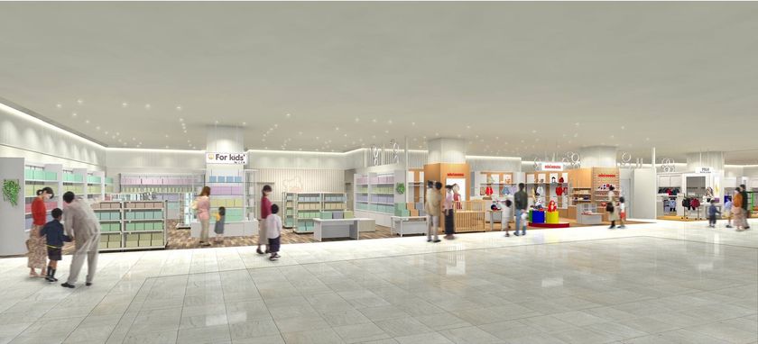 1階にベビー・キッズ売り場を
移設リニューアルオープン
~隣接した自主編集売り場も新たな品揃えに~