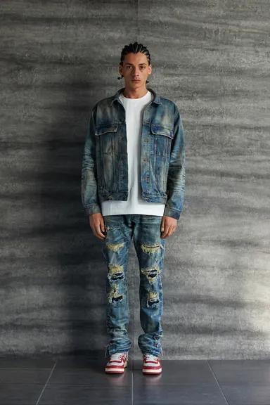 着画-デニジャケット